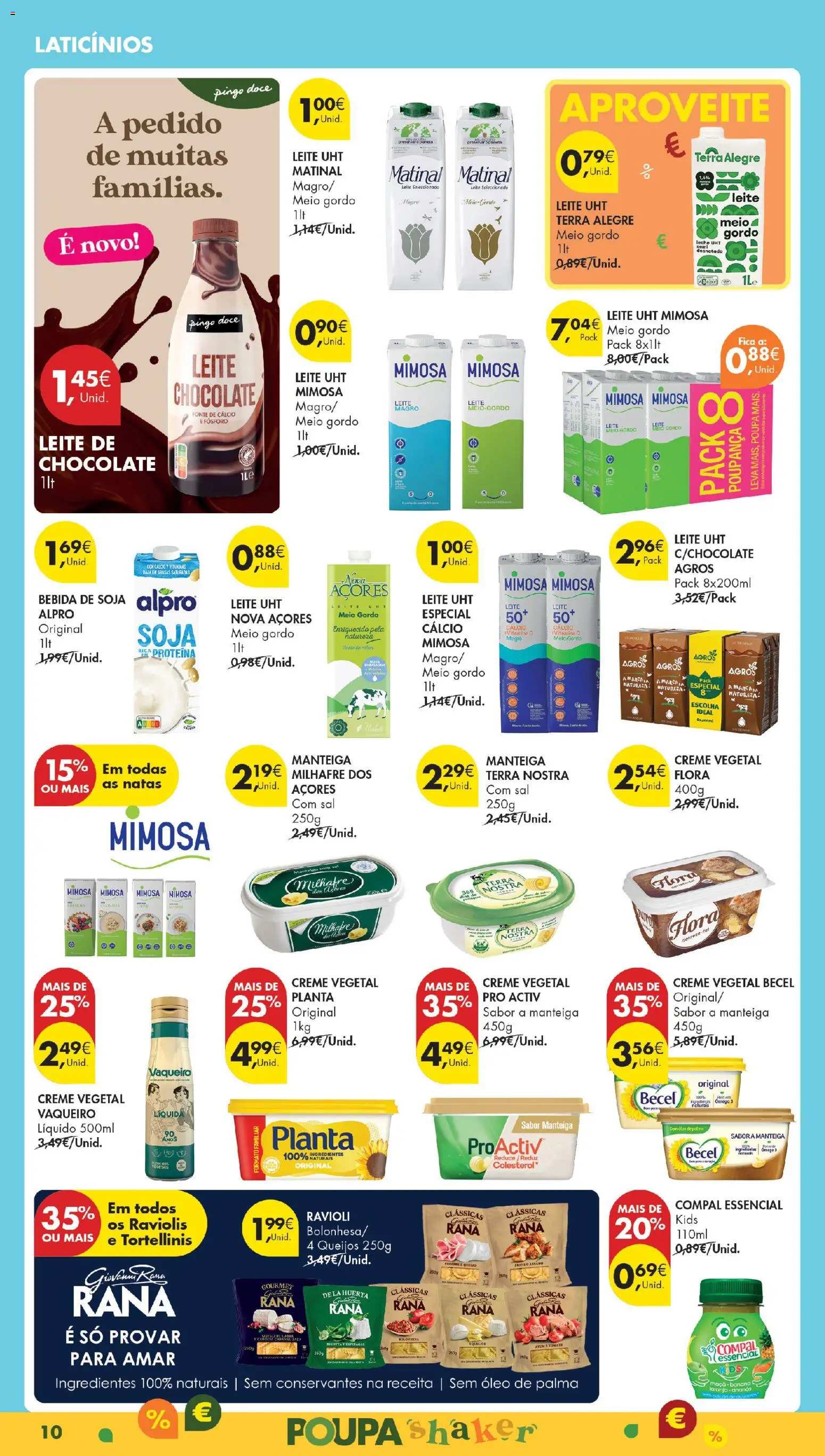 Pingo Doce Black Friday Madeira │ válido de 18.11.2025 | Página: 10 | Produtos: Soja, Banana, Cálcio, Creme