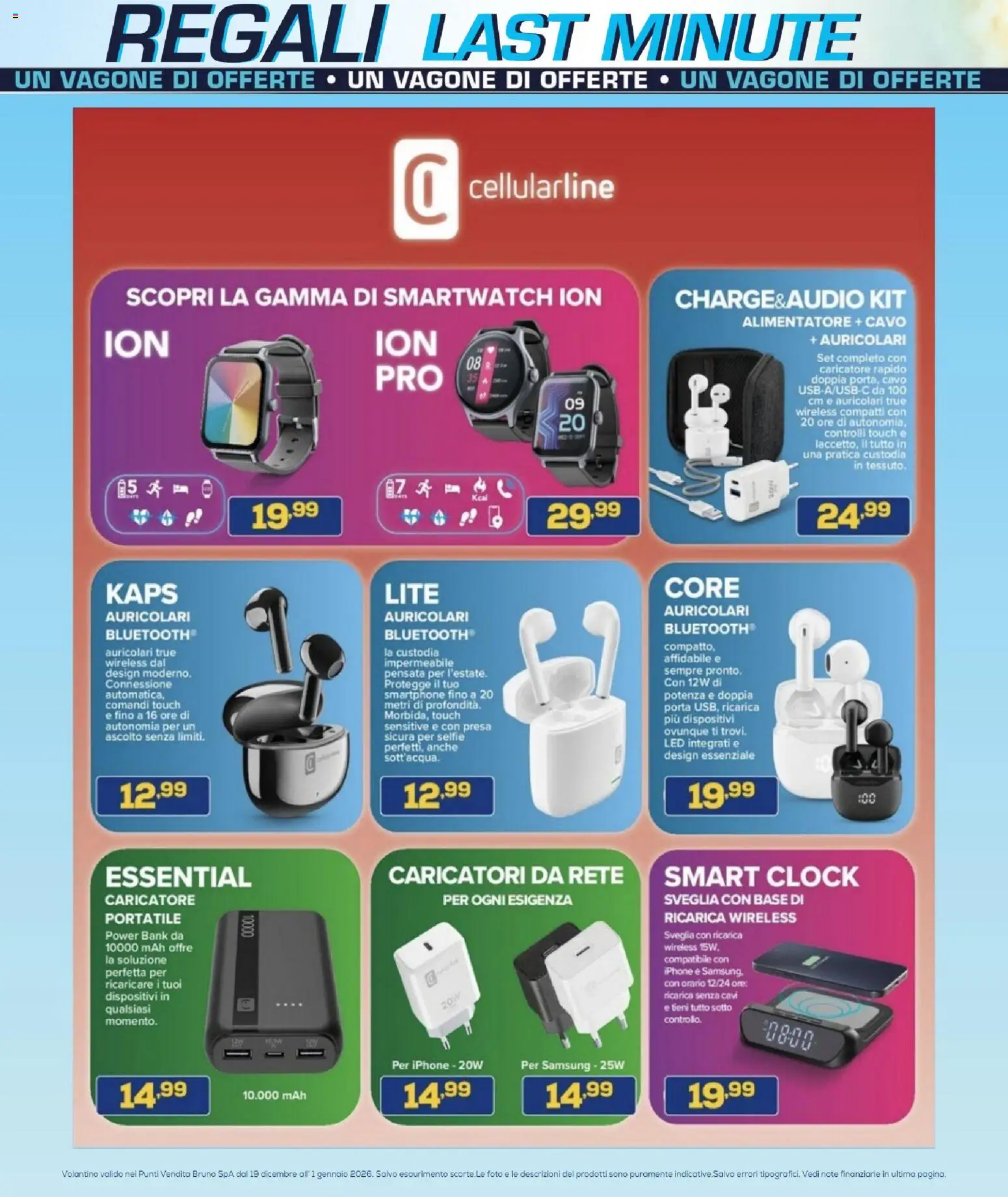 Volantino BRUNO del 19.12.2025 | Pagina: 27 | Prodotti: Power bank, Smartphone, Presa, Samsung