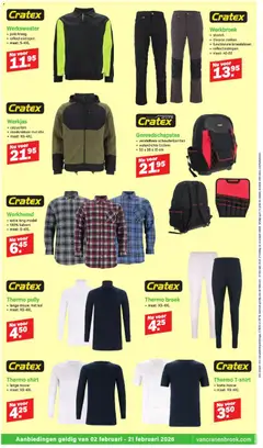 Van Cranenbroek - Folder - Voorbeeld van een folder van Van Cranenbroek, geldig van 02.02.2026 | Pagina: 5 | Producten: Shirt, Broek