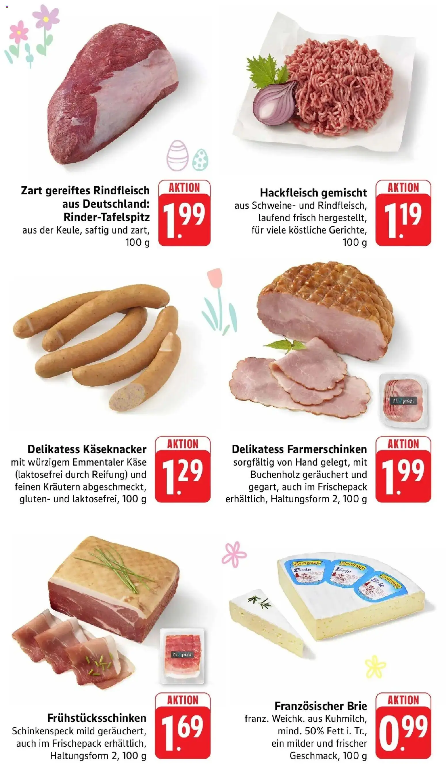 Edeka prospekt Offenburg-Zunsweier	 – gültig ab 22.03.2026 | Seite: 3 | Produkte: Käse, Rindfleisch, Hackfleisch