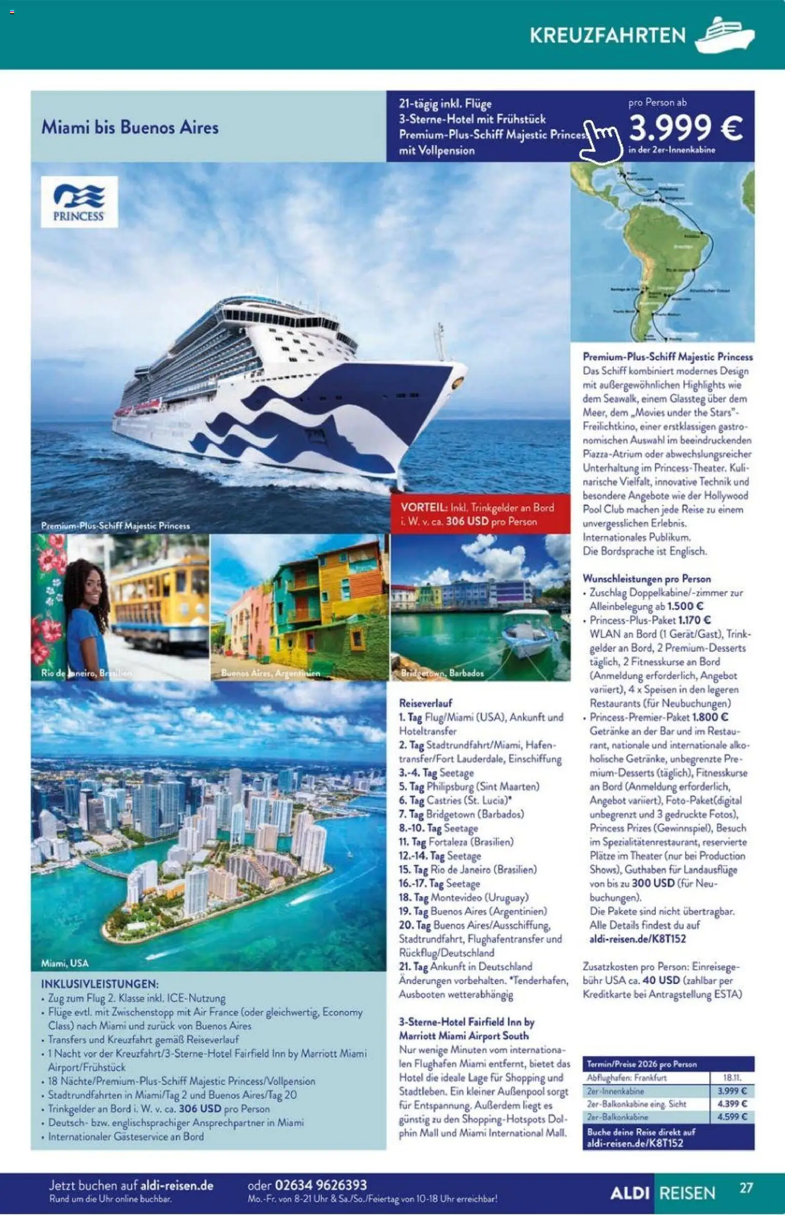 Aldi Süd Reisemagazin November 2025 – gültig ab 01.11.2025 | Seite: 27