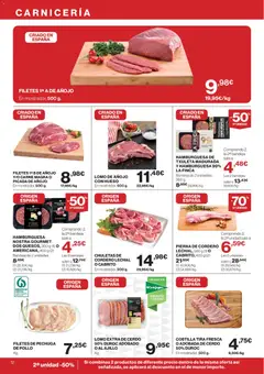 Vista previa Hipercor catálogo válido desde el 23.04.2026 | Página: 12 | Productos: Cerdo, Φίλτρο καφέ, Σοκολατούχο γάλα, Bandeja