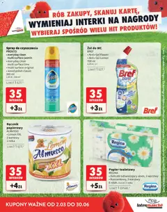 Pogląd oferty "Intermarche gazetka - Interki" - ważna od 02.03.2026 | Strona: 21 | Produkty: Papier toaletowy, Cleaner, Ręcznik papierowy