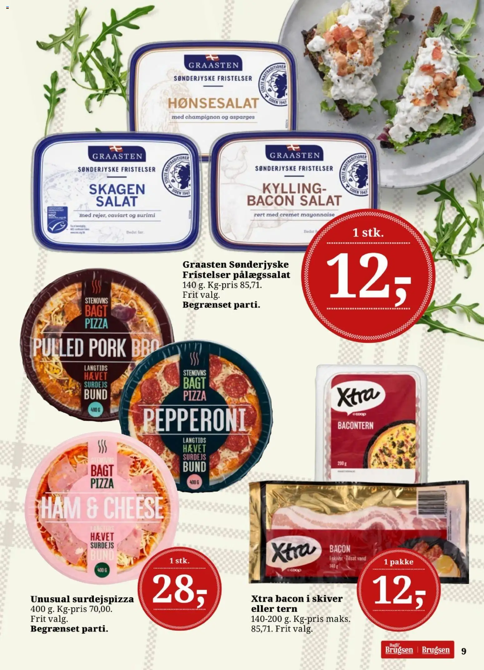 Dagli'Brugsen tilbudsavis – gyldig fra 16.01.2026 | Side: 10 | Produkter: Champignon, Pizza, Salat, Asparges