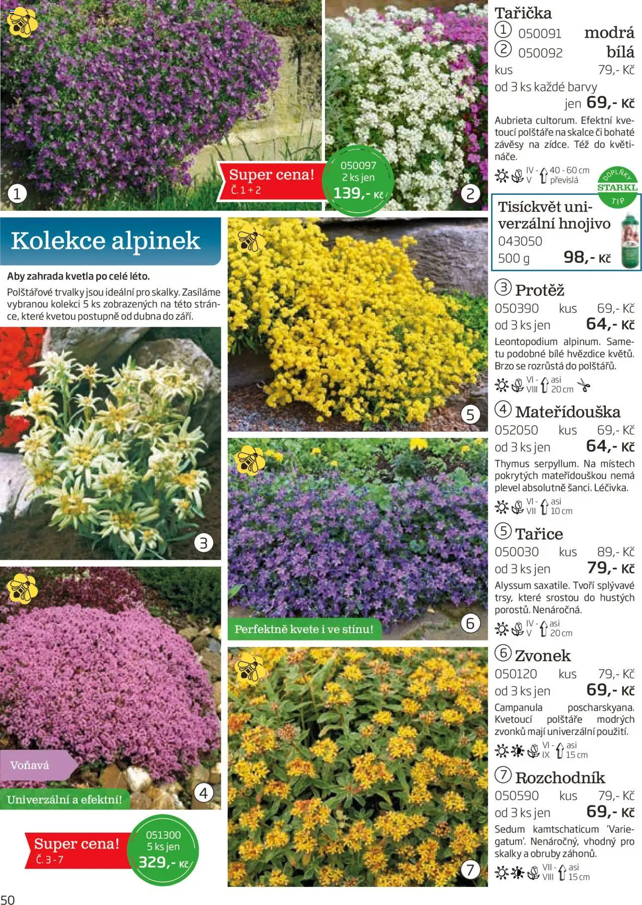 Starkl katalog podzim 2025 od 01.08.2025 | Strana: 50 | Produkty: Polštáře, Zahrada, Hnojivo, Barvy