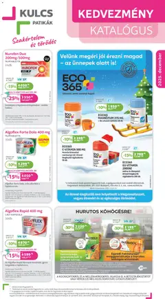 Kulcs Patika Akciós újság - amely érvényes a következő dátumtól: 01.12.2025