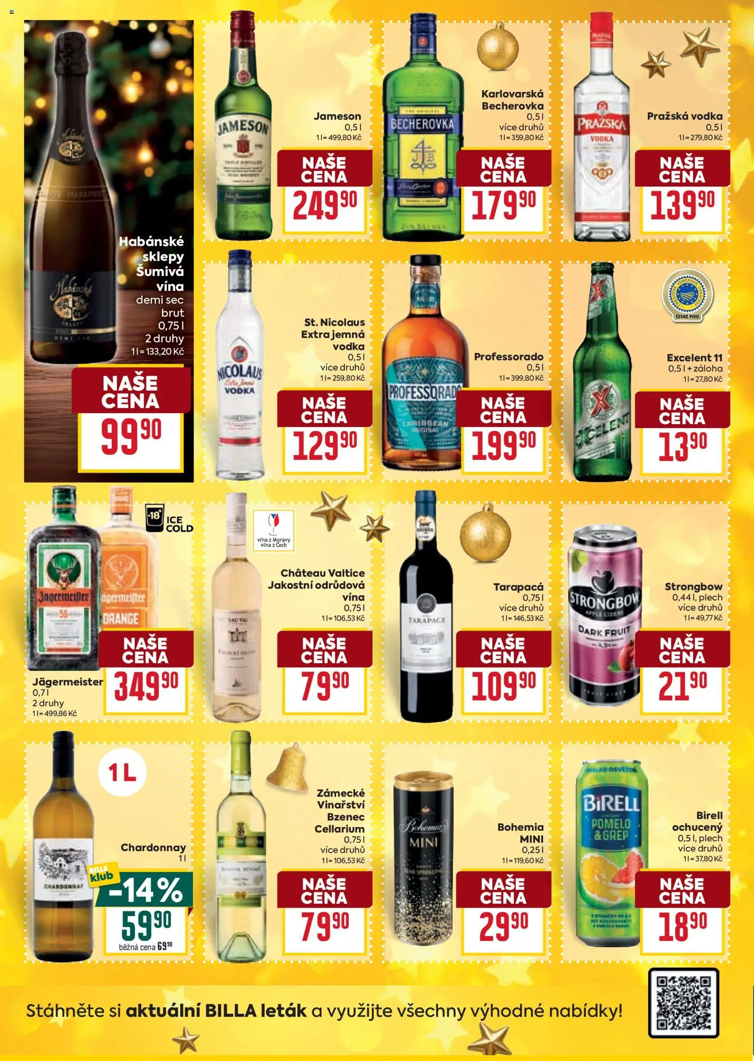 Billa Velký leták od 26.11.2025 | Strana: 28 | Produkty: Habánské sklepy, Grep, Plech, Pražská vodka