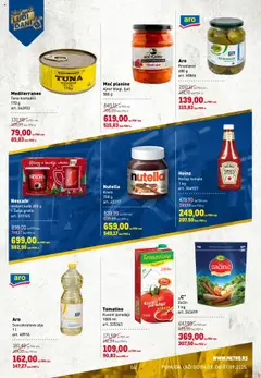 Metro katalog - važi od 04.09.2025 | Strana: 4 | Proizvode: Kečap, Suncokretovo ulje, Heinz, Nutella