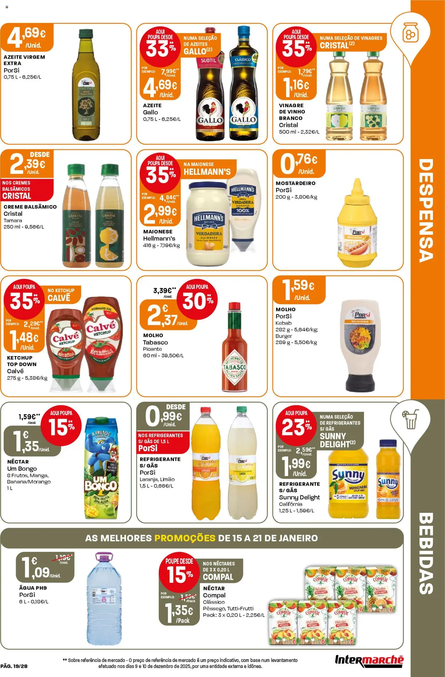 Intermarché Folheto Contact │ válido de 15.01.2026 | Página: 19 | Produtos: Agua, Azeite, Base, Creme
