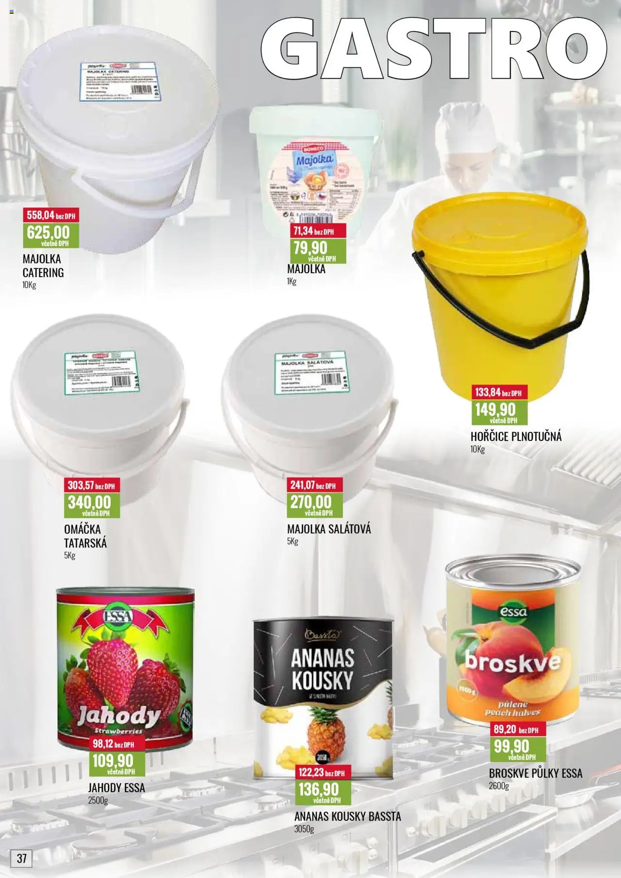 Ratio leták od 01.10.2025 | Strana: 38 | Produkty: Ananas, Jahody, Broskve, Hořčice