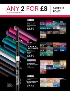Preview of Avon - Catalogue valid from 01.04.2026 | Page: 11 | Products: Eyeliner, Lights, Papier carton