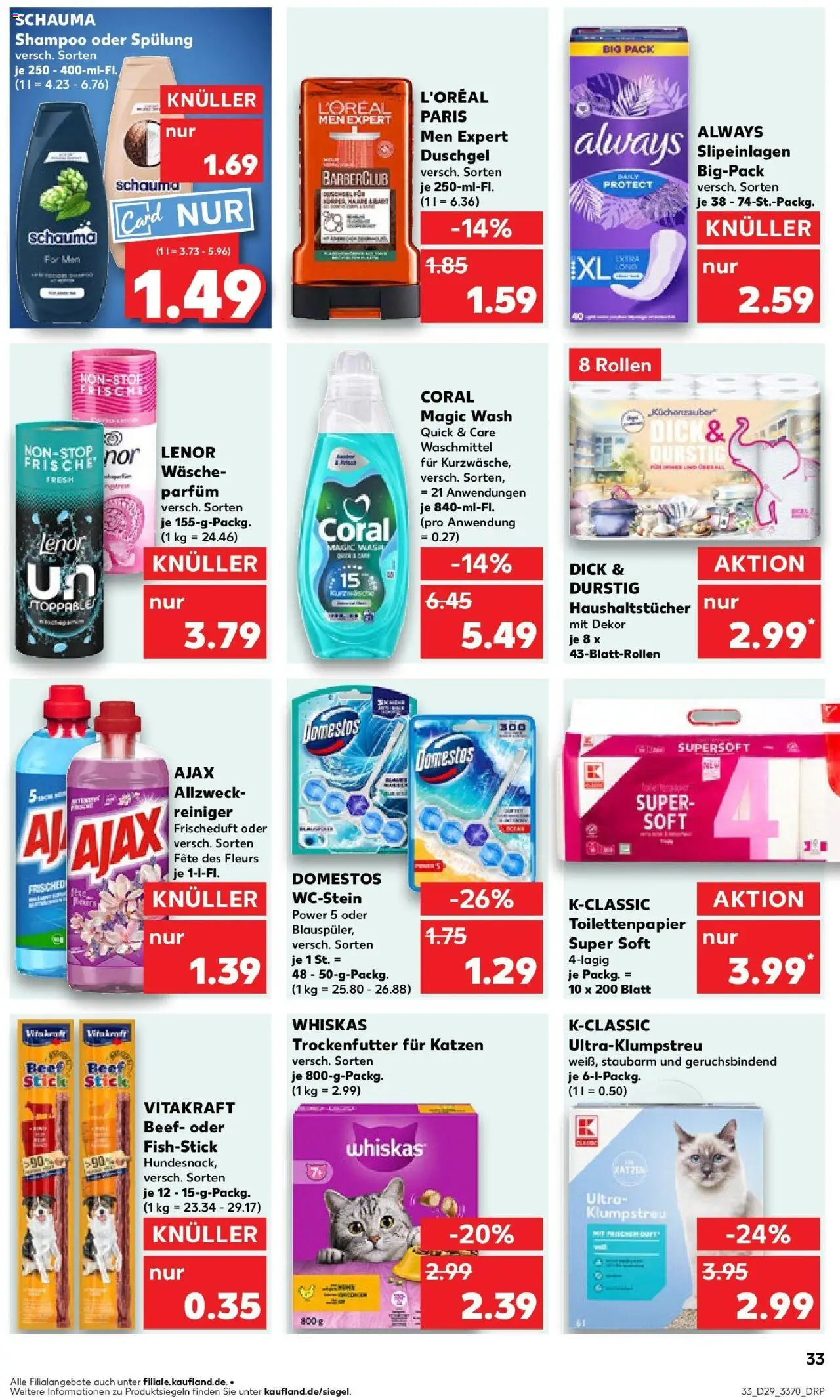 Kaufland prospekt Glauchau	 - gültig ab dem 21.07.2025 | Seite: 46 | Produkte: Duft, Spülung, Shower Gel, Toilettenpapier