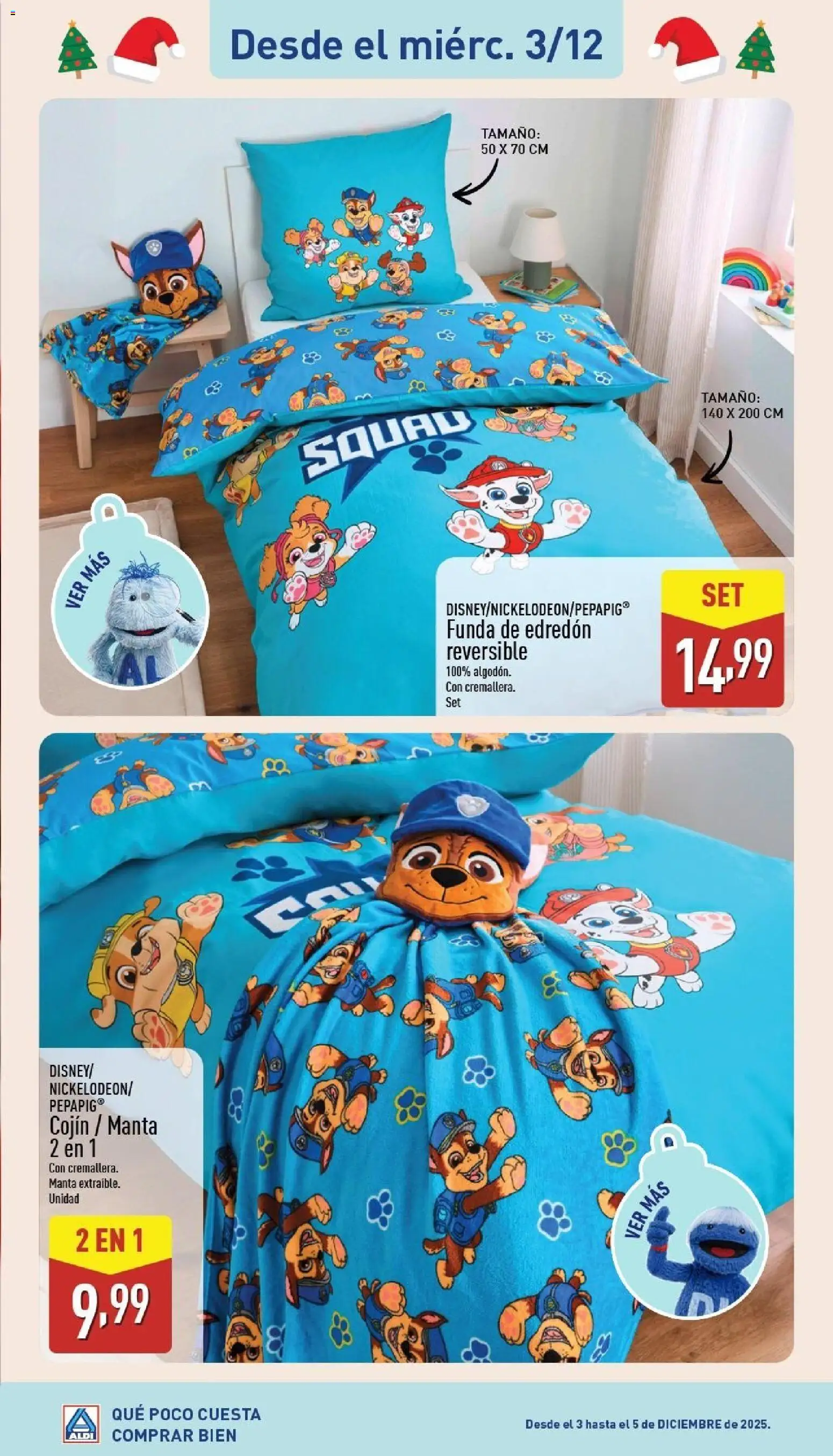 Aldi folleto Baleares │ válido desde el 02.11.2025 | Página: 93 | Productos: Edredón, Manta, Funda, Cojín