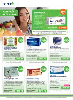 BENU Gyógyszertárak akciós újság - amely érvényes a következő dátumtól: 01.04.2026 | Oldal: 8