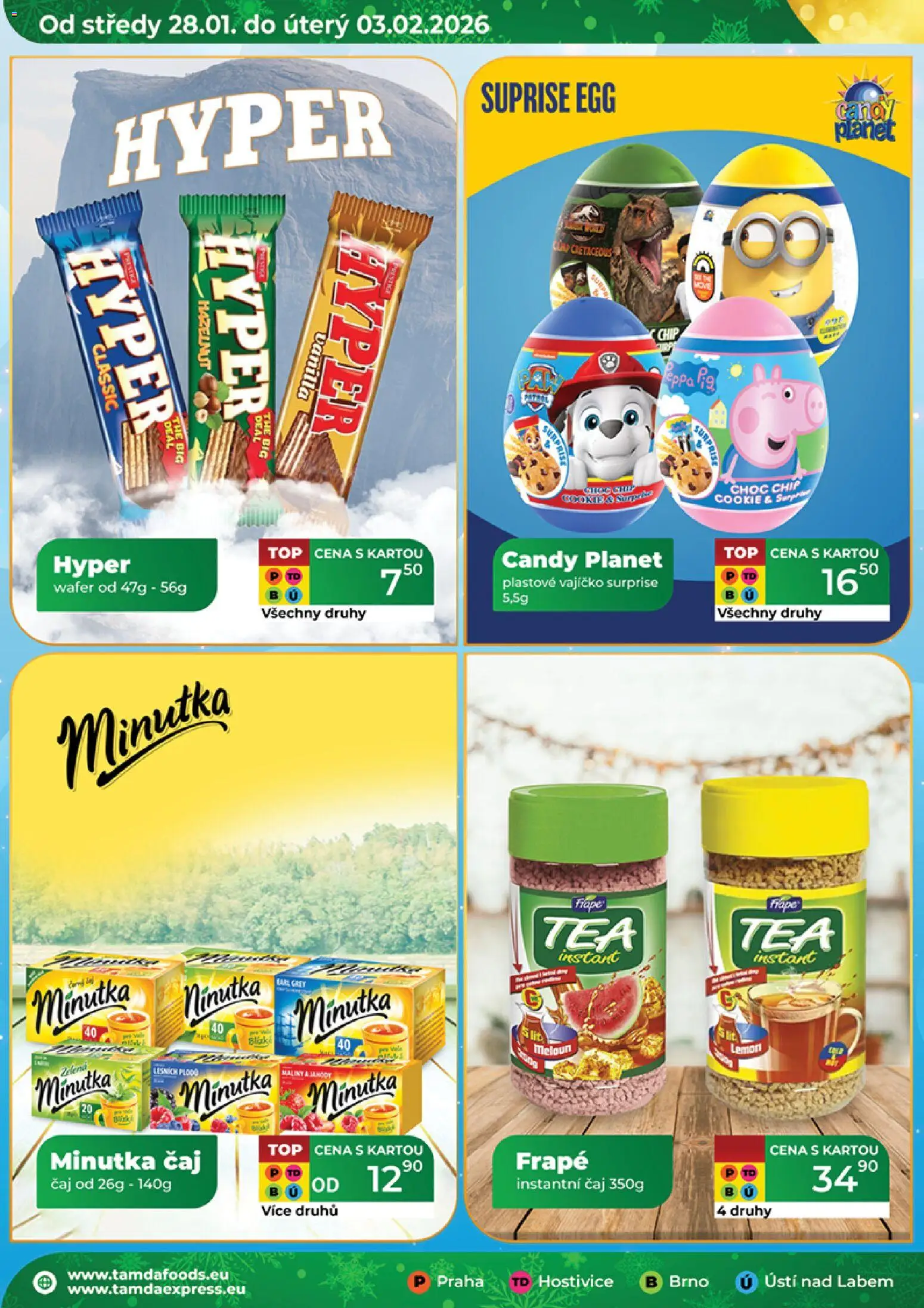 Tamda Foods leták od 28.01.2026 | Strana: 10 | Produkty: Meloun, Čaj, Minutka, Pes