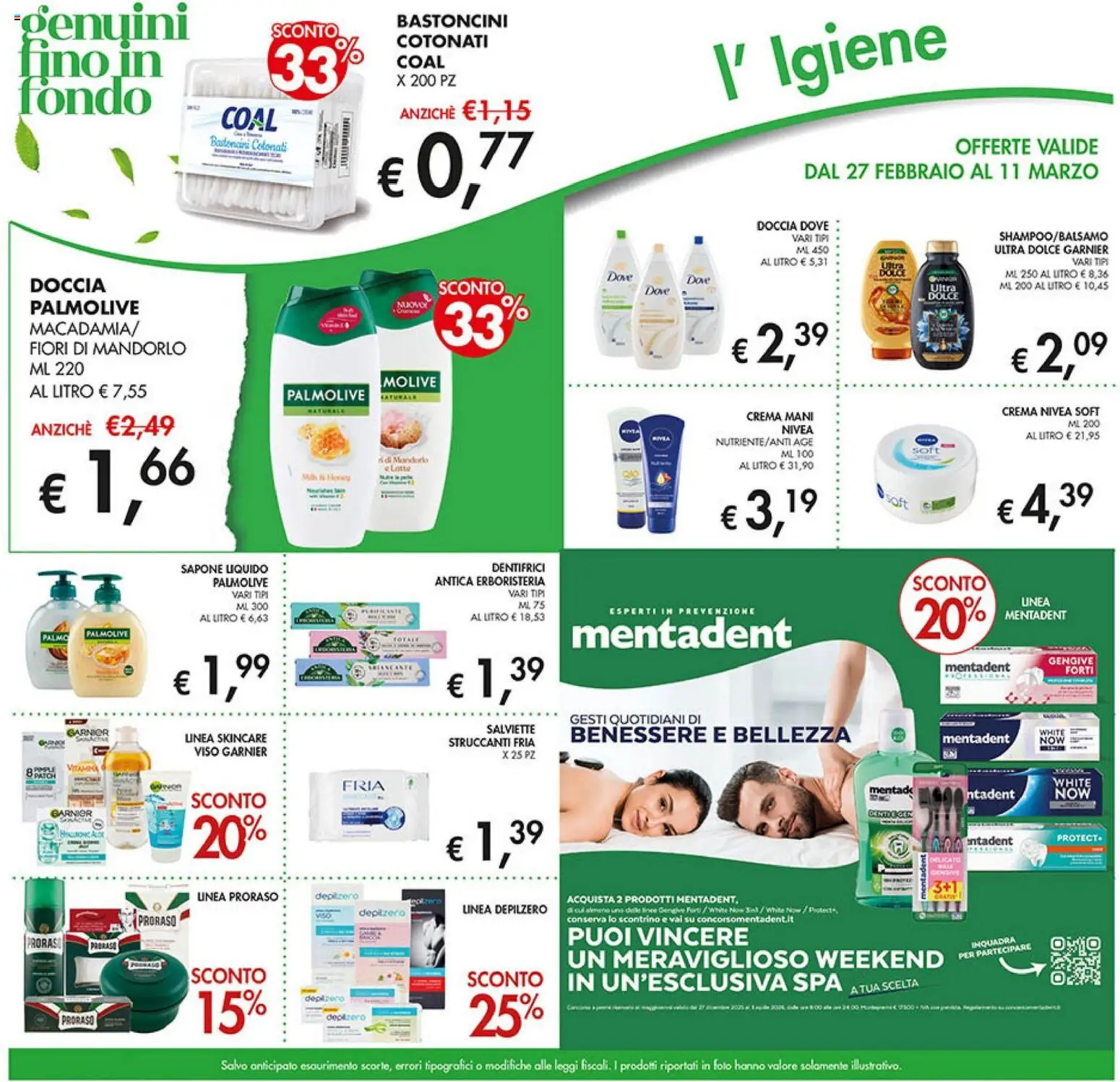 Volantino Coal del 27.02.2026 | Pagina: 25 | Prodotti: Crema, Sapone, Latte, Doccia