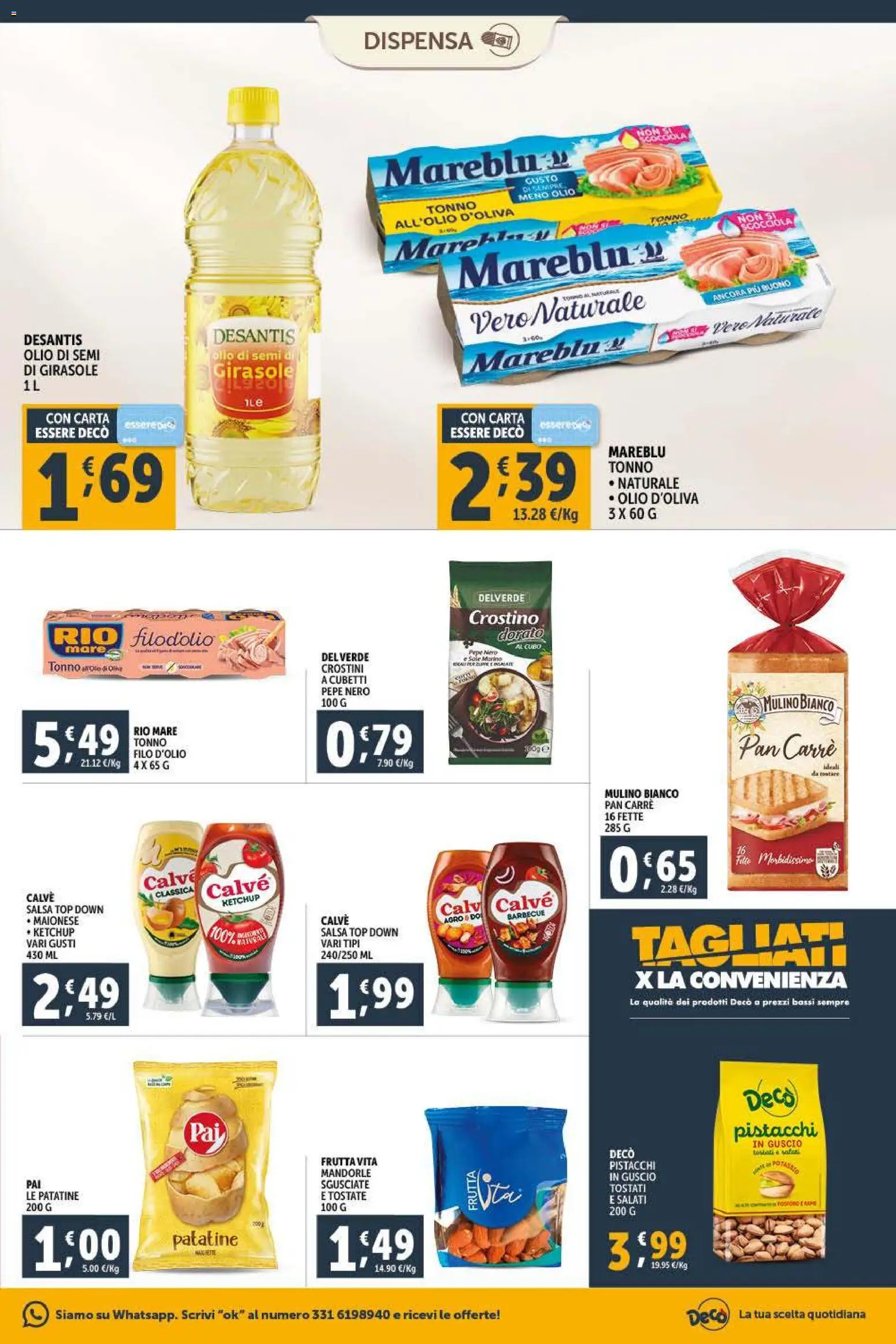 Volantino Decò del 09.01.2026 | Pagina: 9 | Prodotti: Patatine, Barbecue, Top, Olio di semi di girasole