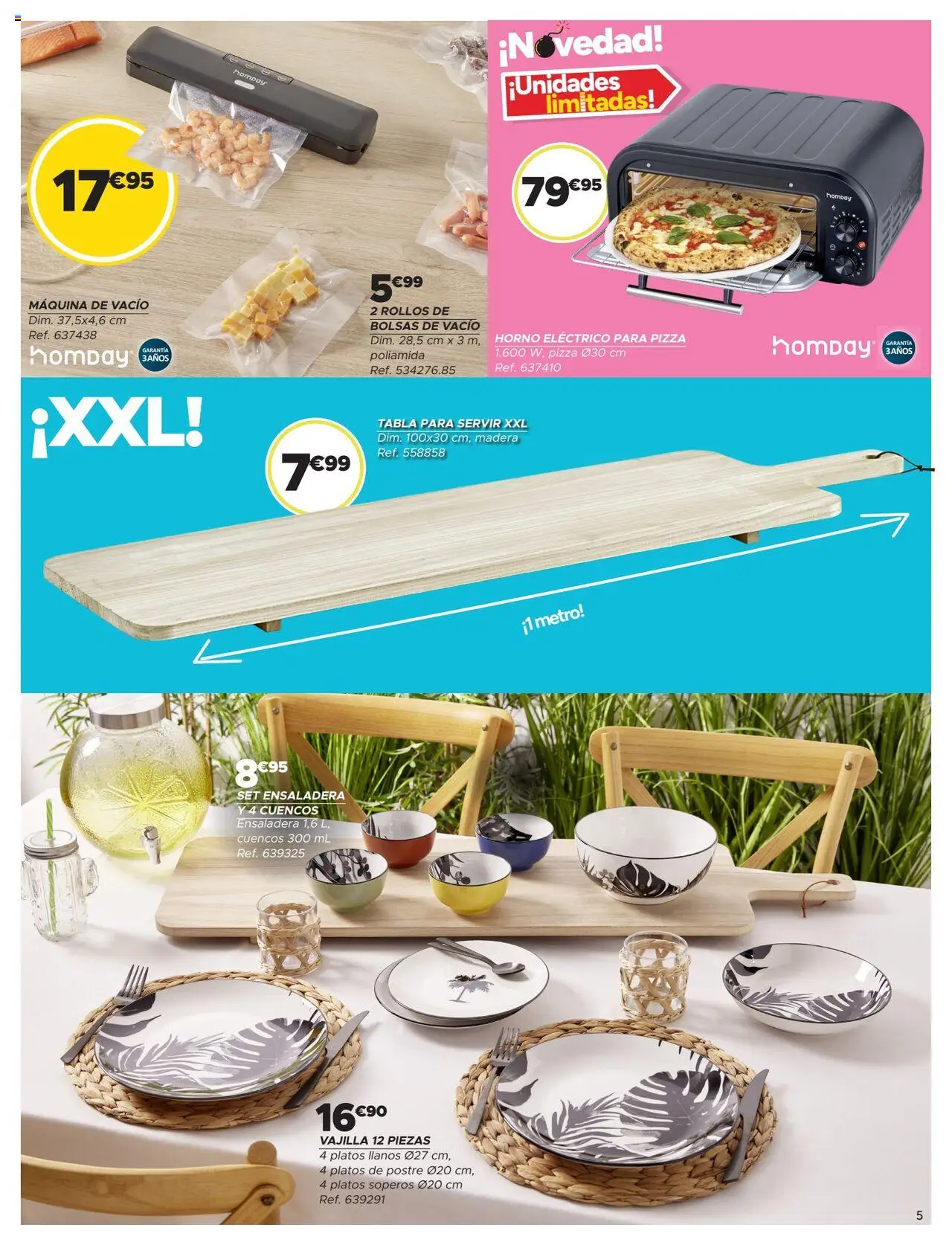GiFi folleto │ válido desde el 03.06.2025 | Página: 5 | Productos: Pizza, Βρεφικό κρεβάτι, Horno