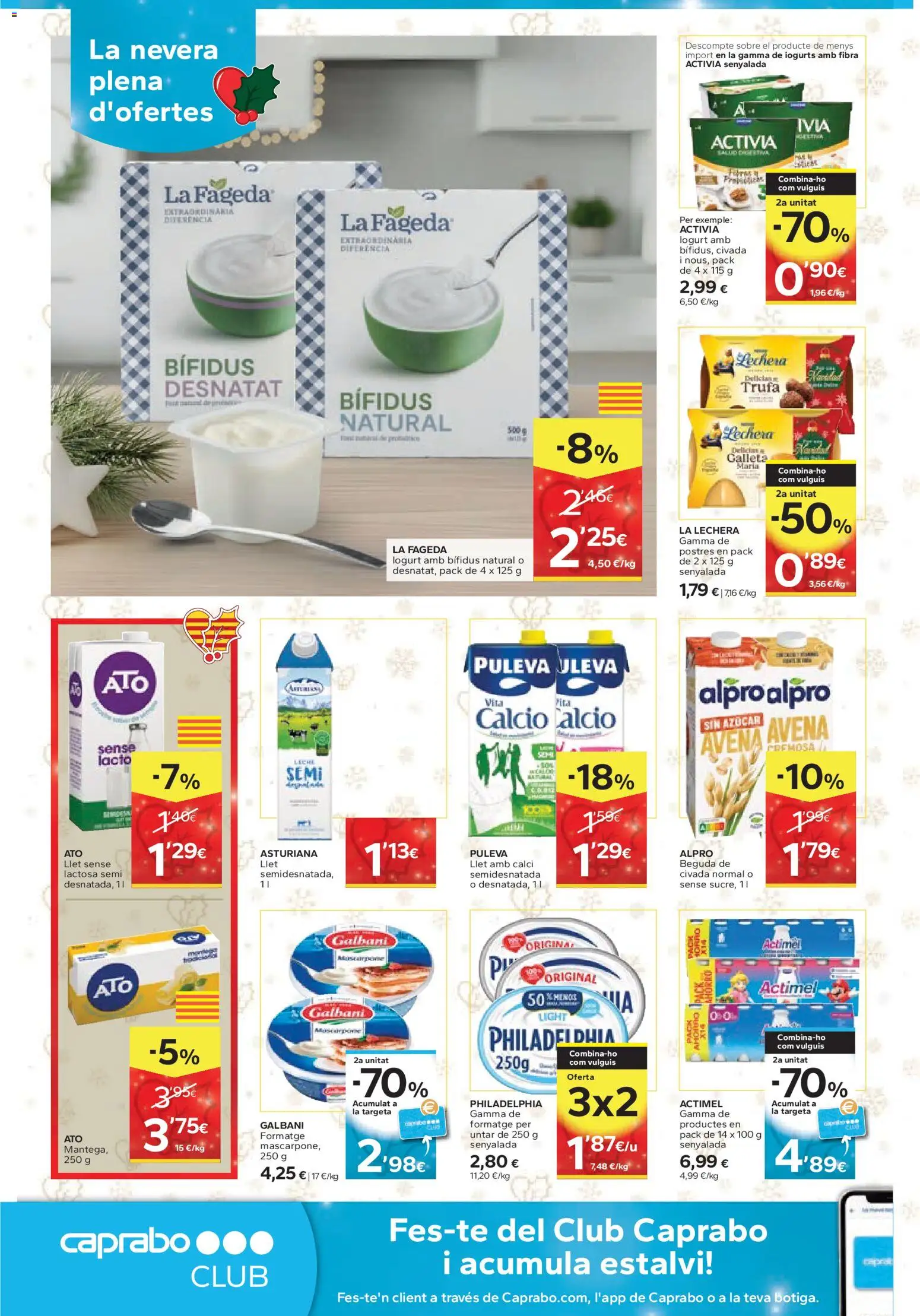 Caprabo Black Friday │ válido desde el 27.11.2025 | Página: 16 | Productos: Leche, Nevera