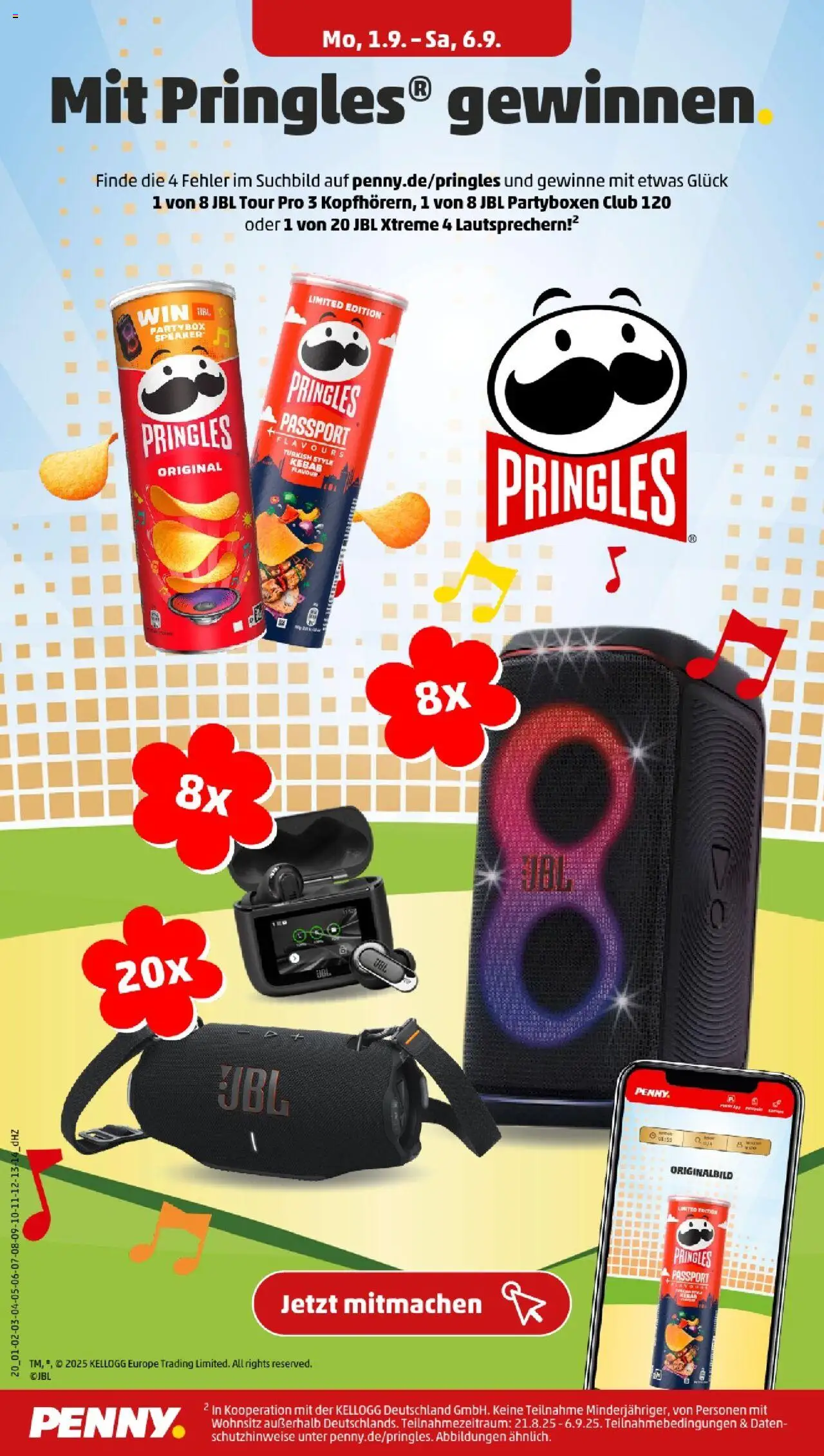Penny - Sachsen - gültig ab dem 01.09.2025 | Seite: 20 | Produkte: Pringles