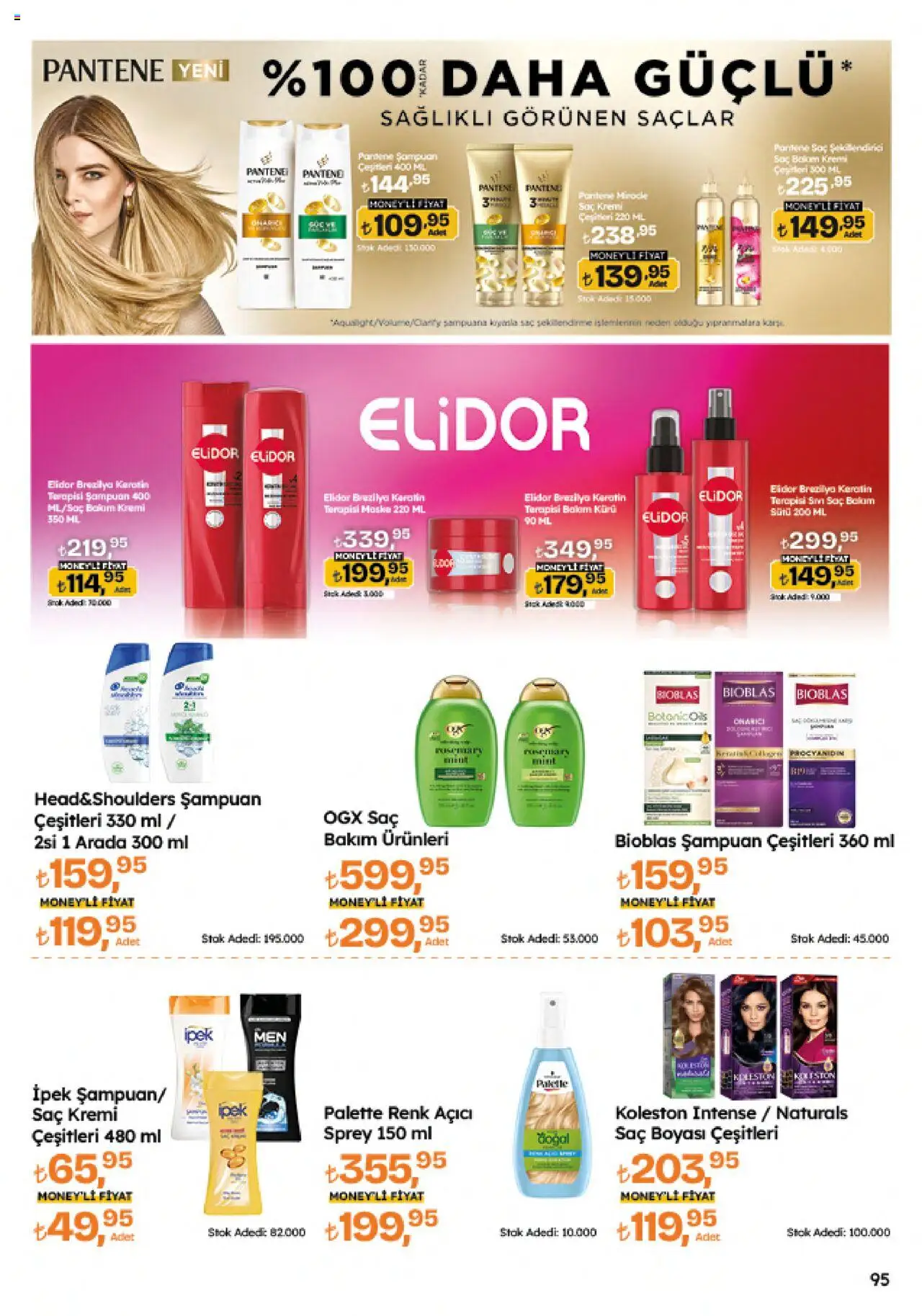 Migros Katalog - 5M Migroskop Dijital - 11.09.2025 tarihinden itibaren geçerlidir | Sayfa: 95 | Ürünler: Şampuan, Saç Kremi, Maske