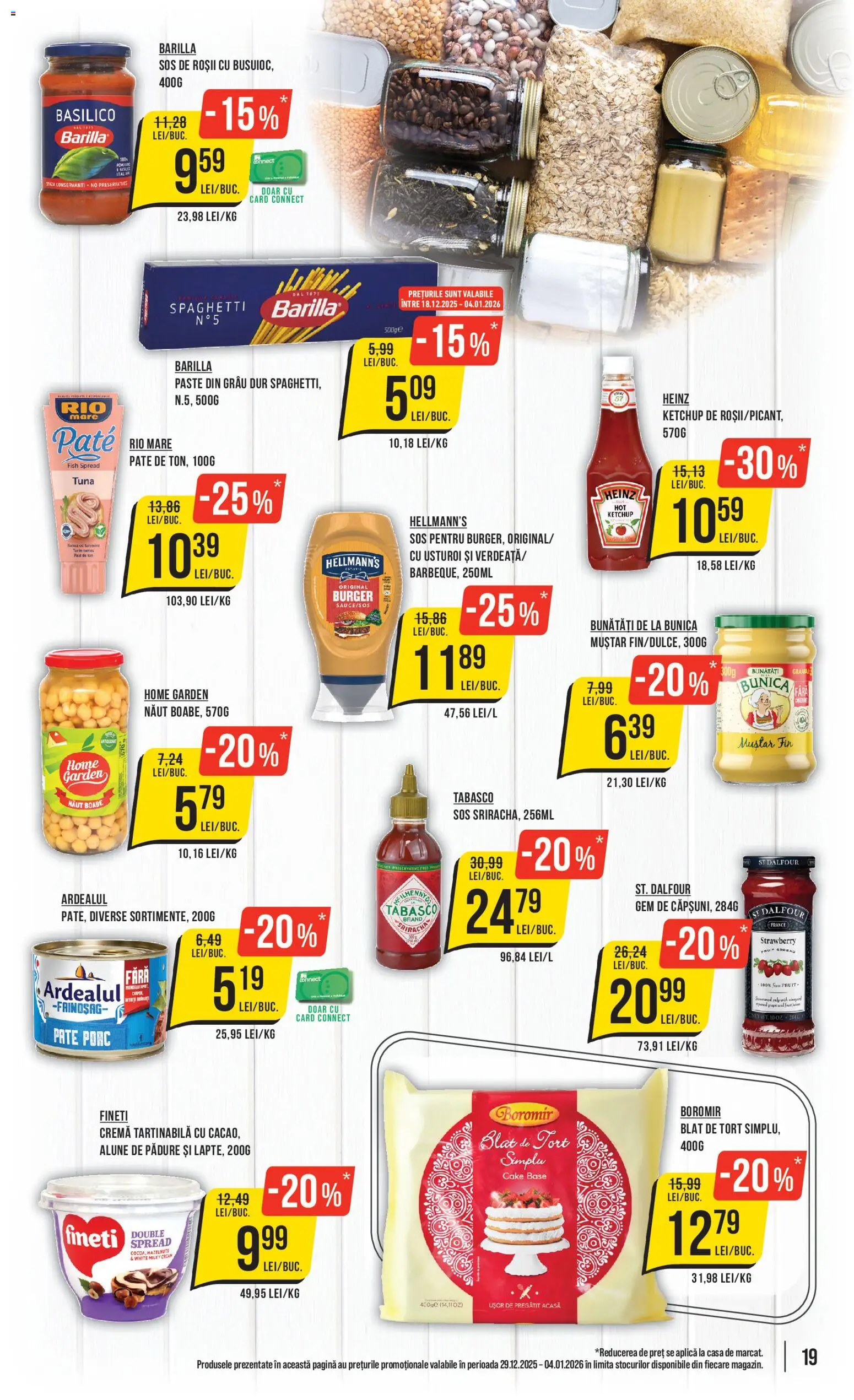 Noul catalog Mega Image – valabil de la 29.12.2025 | Pagină: 19 | Produse: Eğitim ve Zeka Geliştirici Oyuncaklar, Tort, Cremă, Burger