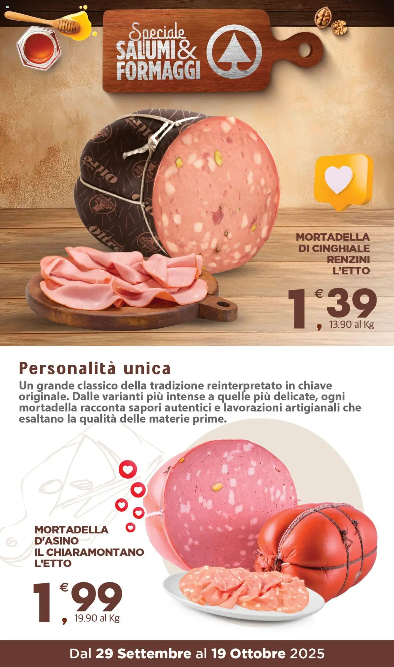 Volantino Eurospar del 29.09.2025 | Pagina: 11 | Prodotti: Mortadella