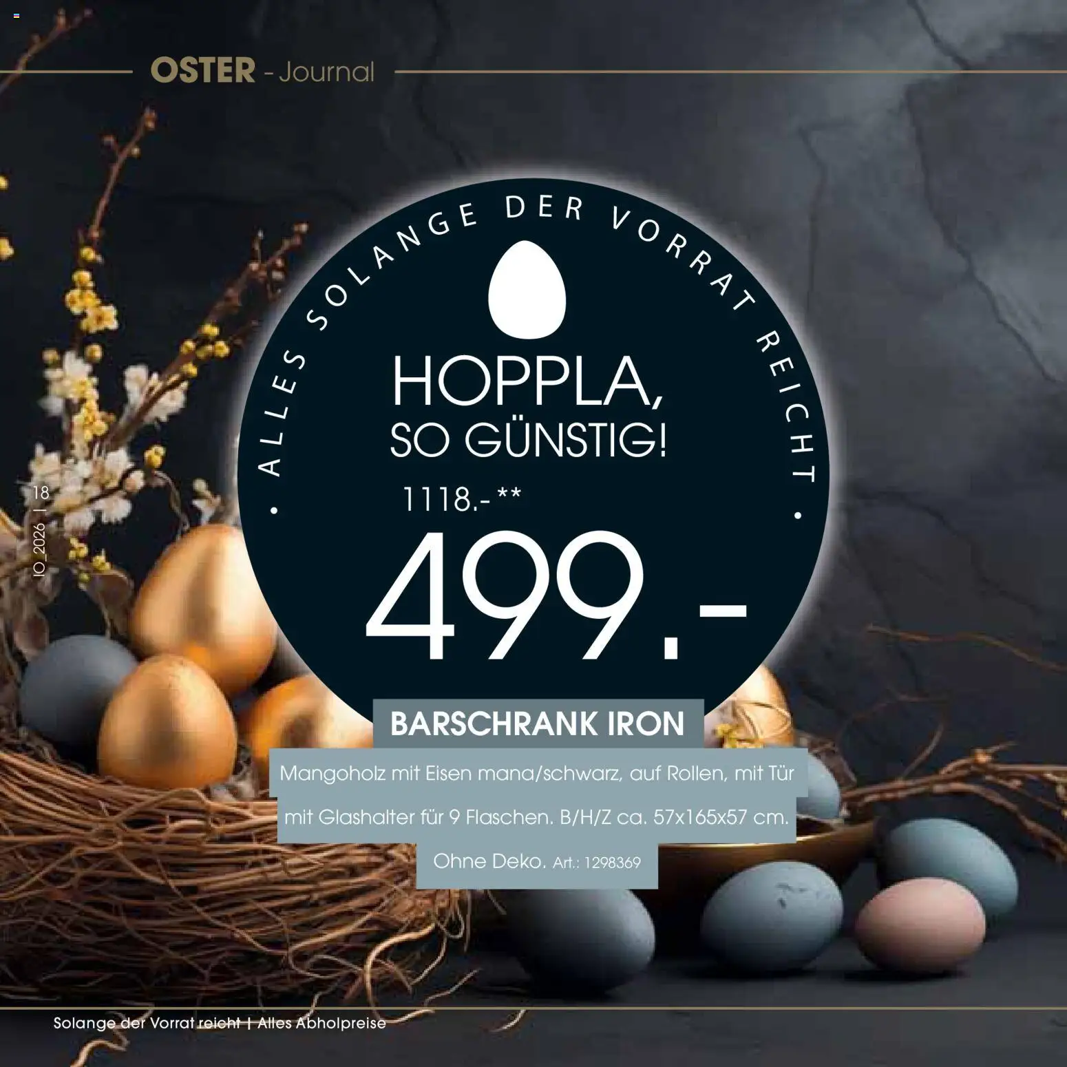 Zurbrüggen Oster-Journal – gültig ab 23.03.2026 | Seite: 18 | Produkte: Tür