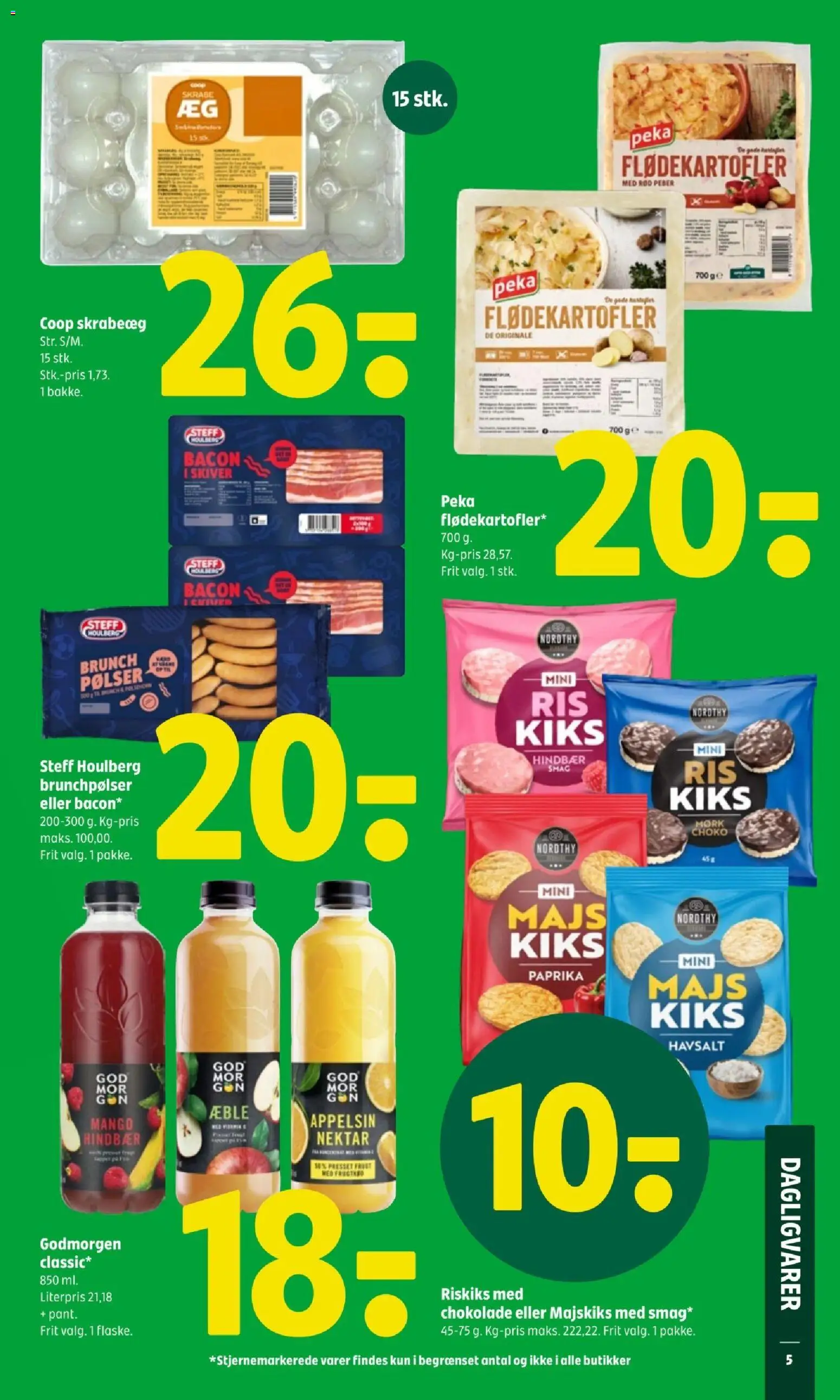Coop 365 tilbudsavis – gyldig fra 05.02.2026 | Side: 7 | Produkter: Pølser, Majs, Peber, Hindbær