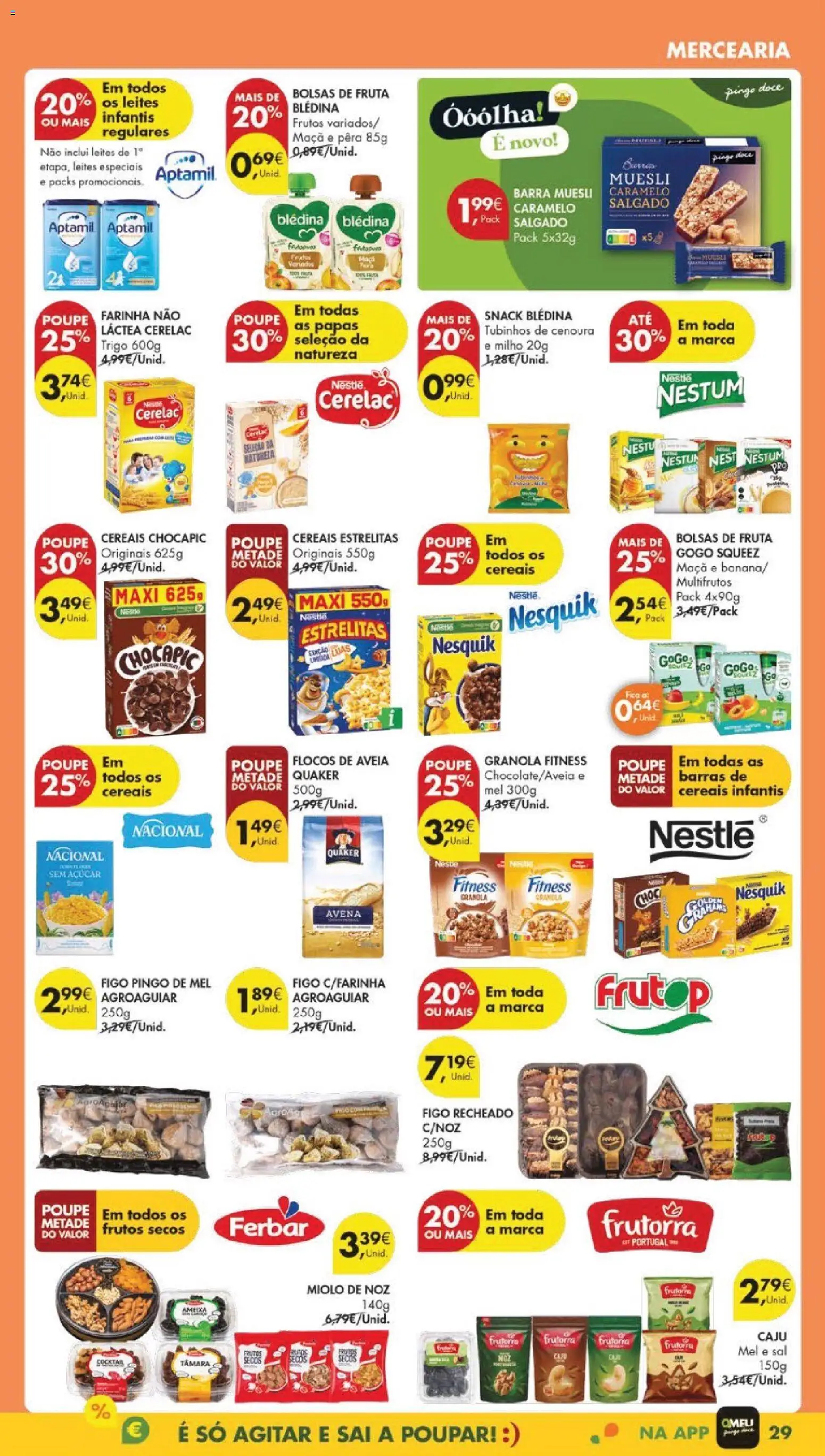 Pingo Doce folheto │ válido de 02.12.2025 | Página: 33 | Produtos: Barras de cereais, Sal, Açúcar, Milho