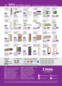Matis katalog - pregled Matis kataloga - važi od 01.01.2026 | Strana: 16 | Proizvode: Tv komoda, Sto, Radni sto, Cipelar