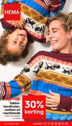 Hema folder / publicité - Voorbeeld van een folder van Hema, geldig van 01.12.2025
