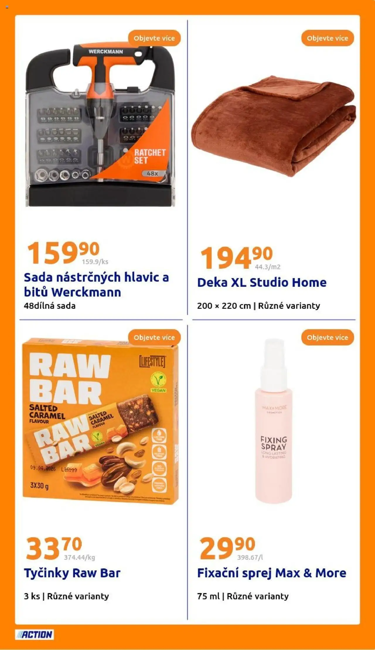 Action leták od 06.08.2025 | Strana: 29 | Produkty: Vegan, Tyčinky, Deka