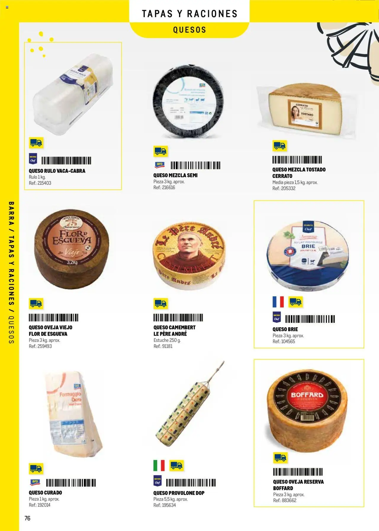Makro - Menú y Barra Península │ válido desde el 08.09.2025 | Página: 76 | Productos: Μπάρα σαπουνιού, Queso