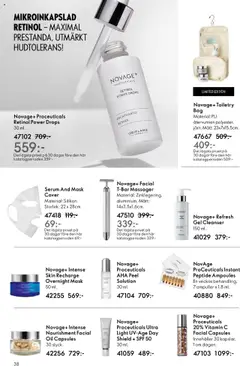 Oriflame reklamblad aktuell från 14.09.2025 | Sida: 38 | Produkter: Mask, Serum