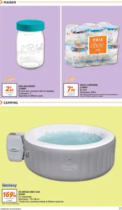  | Page: 17 | Produits: Spa gonflable, Couverture, Cartouche
