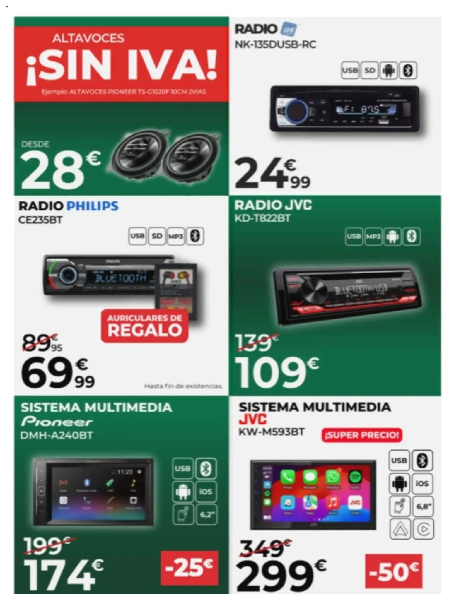 FeuVert folleto │ válido desde el 08.01.2026 | Página: 9 | Productos: Altavoces, Radio, Auriculares, USB