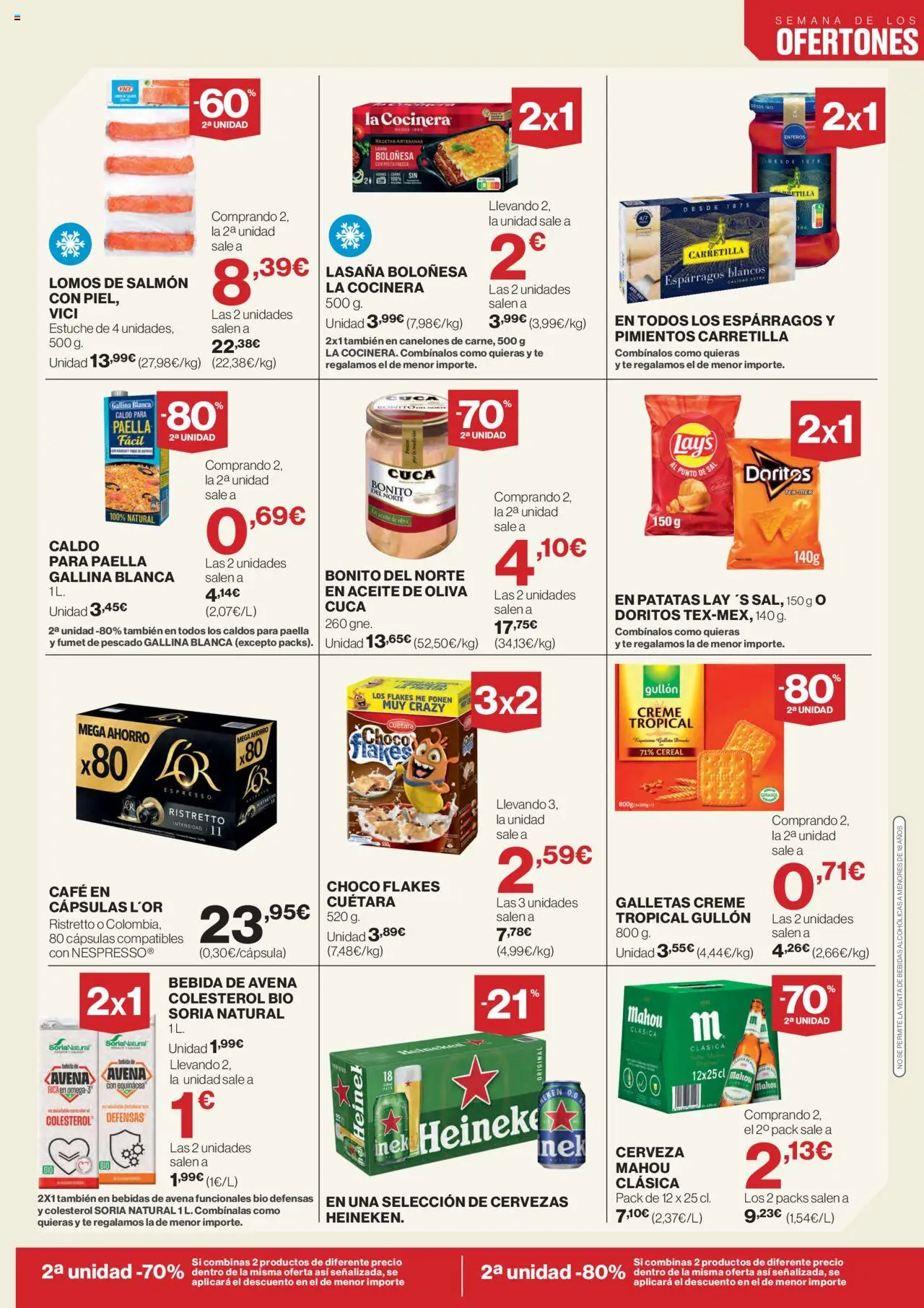 Hipercor catálogo │ válido desde el 09.10.2025 | Página: 3 | Productos: Aceite, Café, Pescado, Galletas