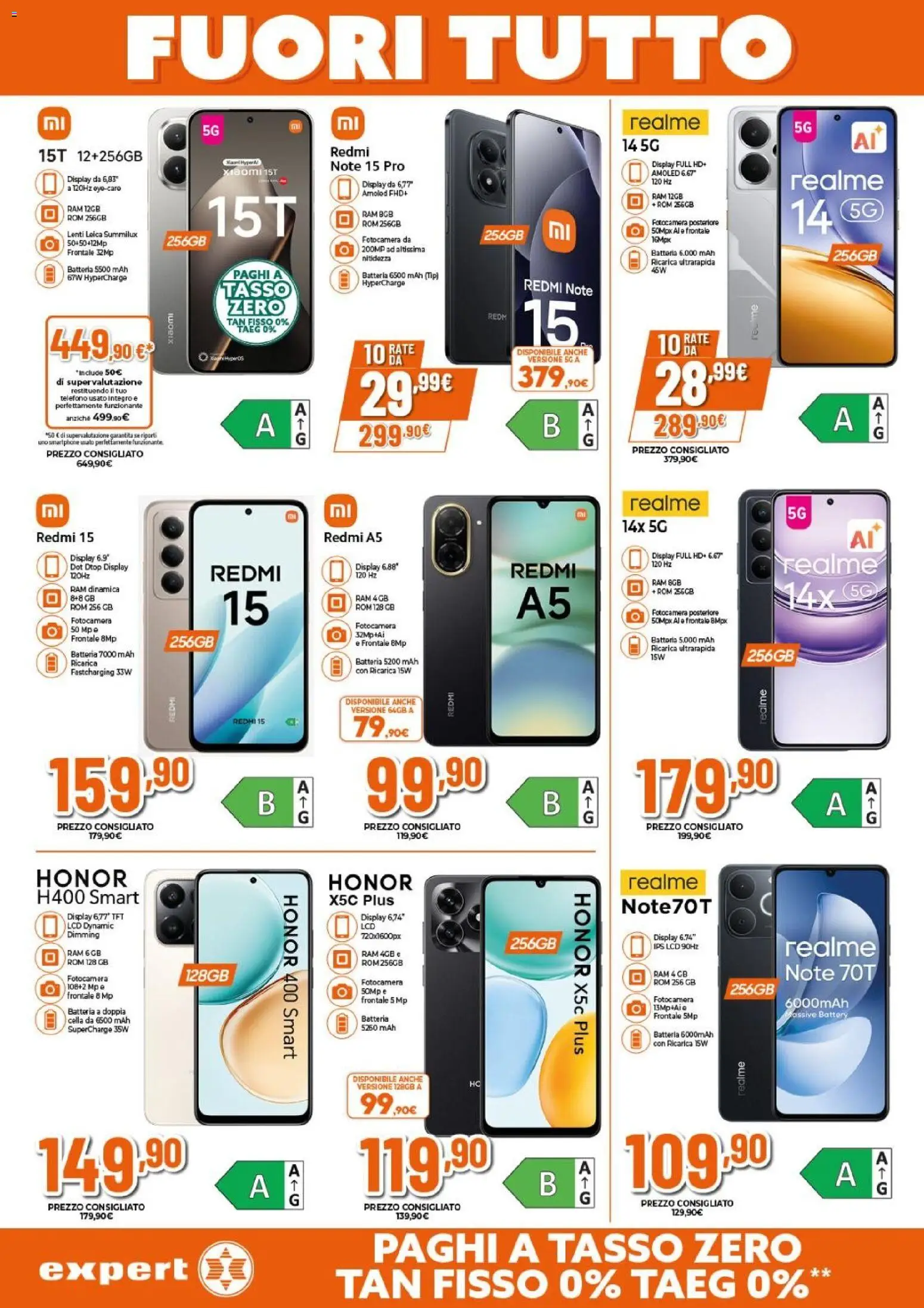 Volantino Expert del 15.01.2026 | Pagina: 3 | Prodotti: Xiaomi, Telefono, Smartphone, Fotocamera