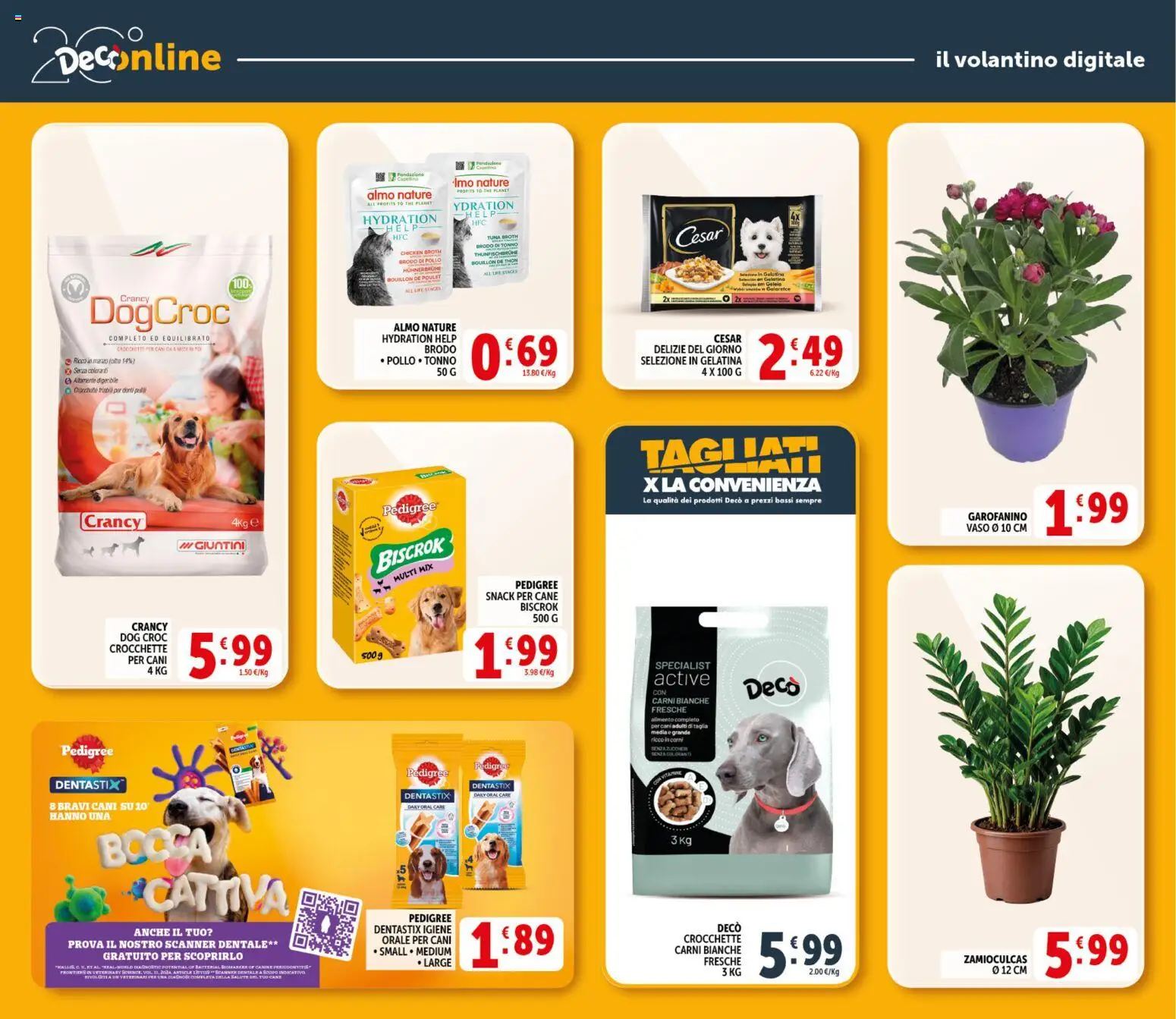 Volantino Decò del 21.04.2026 | Pagina: 33 | Prodotti: Pollo, Crocchette, The, Vaso