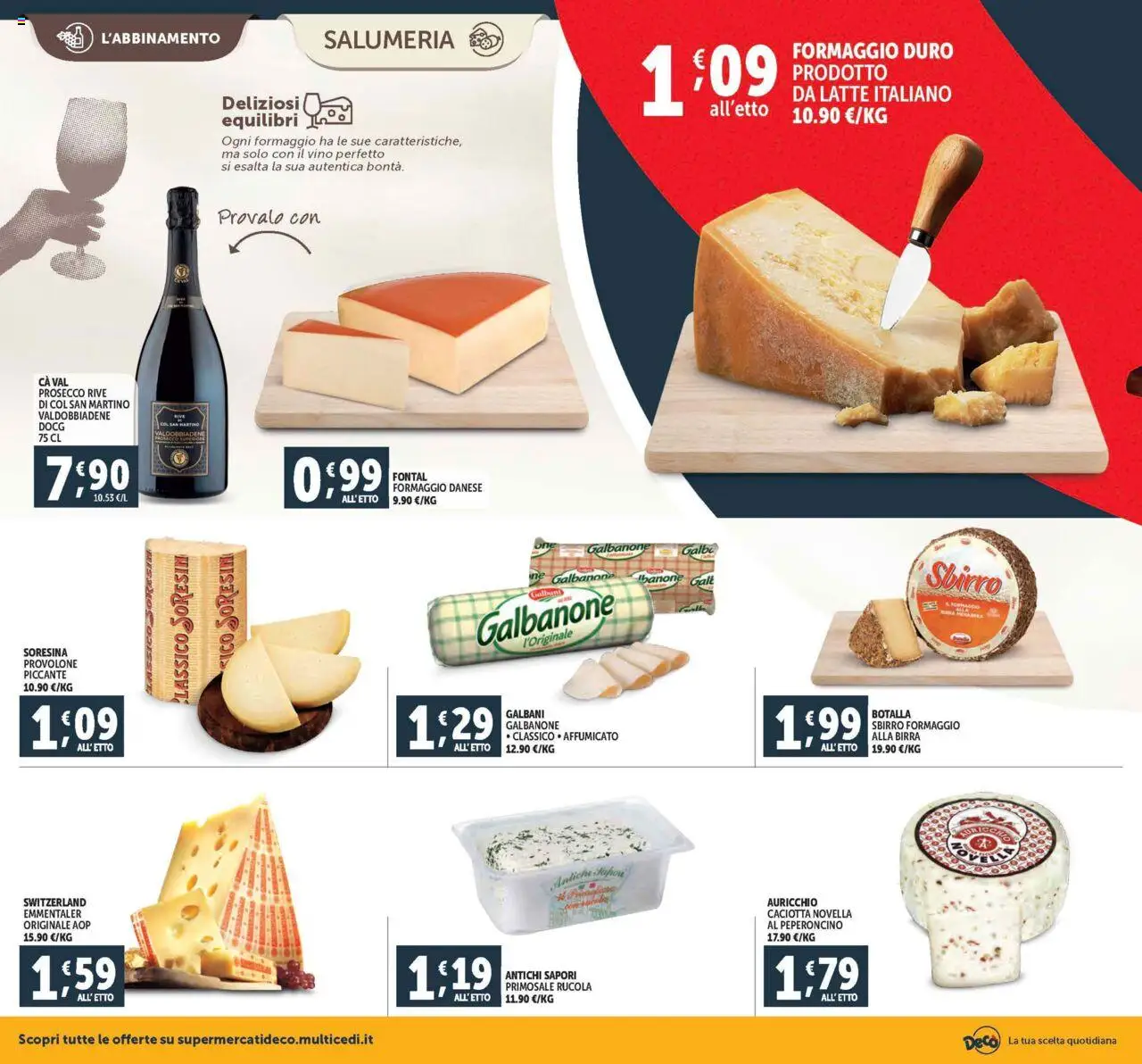 Volantino Decò del 29.07.2025 | Pagina: 2 | Prodotti: Birra, Latte, Formaggio, Vino