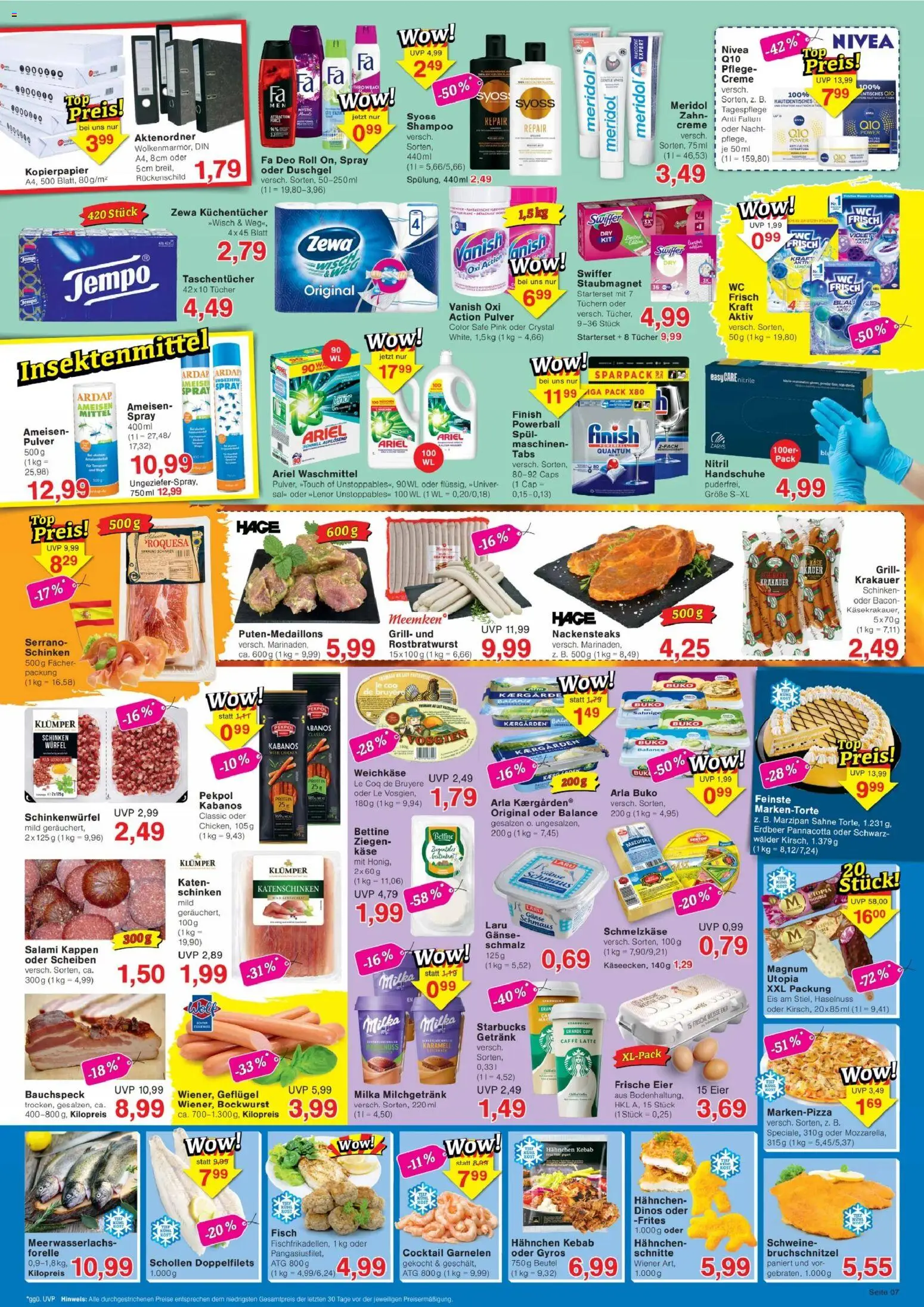 Jawoll Prospekt – gültig ab 13.04.2026 | Seite: 7 | Produkte: Bockwurst, Eier, Fisch, Gyros