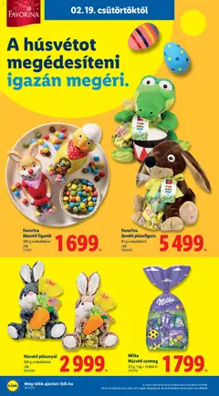 Lidl - Favorina katalógus - amely érvényes a következő dátumtól: 19.02.2026 | Oldal: 2