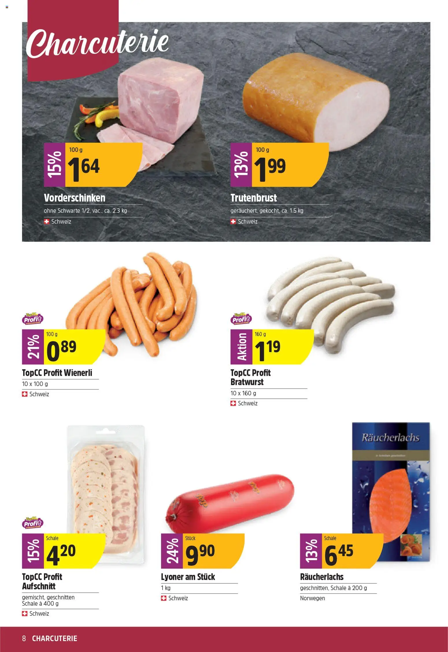 TopCC Aktionen – gültig ab 17.11.2025 | Seite: 8 | Produkte: Räucherlachs, Top