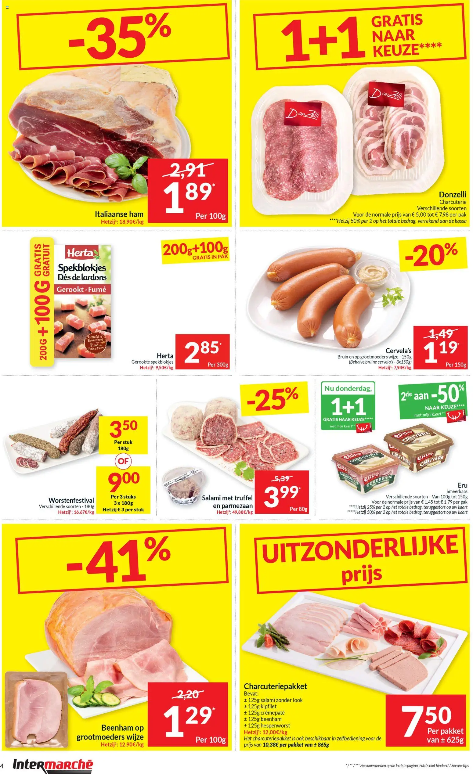 {H1} | Pagina: 4 | Producten: Ham, Parmezaan, Gruyère, Salami