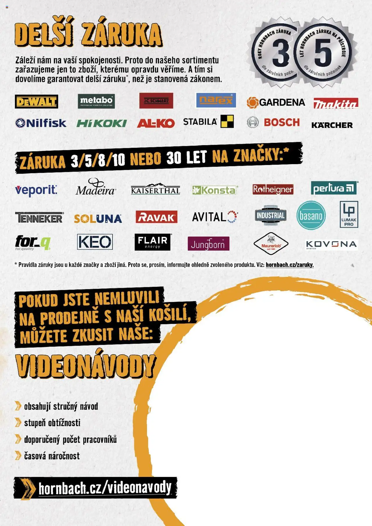 HORNBACH leták - Projektové výhody od 03.04.2025 | Strana: 13 | Produkty: Dewalt, Kärcher
