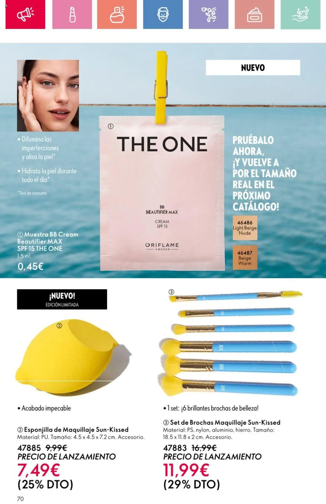 Oriflame - Catálogo Campaña 9 │ válido desde el 22.06.2025 | Página: 70 | Productos: Maquillaje, BB cream, Set de brochas