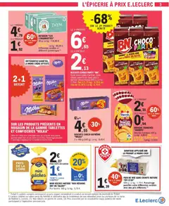 E.Leclerc - Prévisualisation de E.Leclerc catalogue de la semaine 18 valide à partir de 28.04.2026 | Page: 3 | Produits: Infusion, Pain de mie, Pain, Biscuits