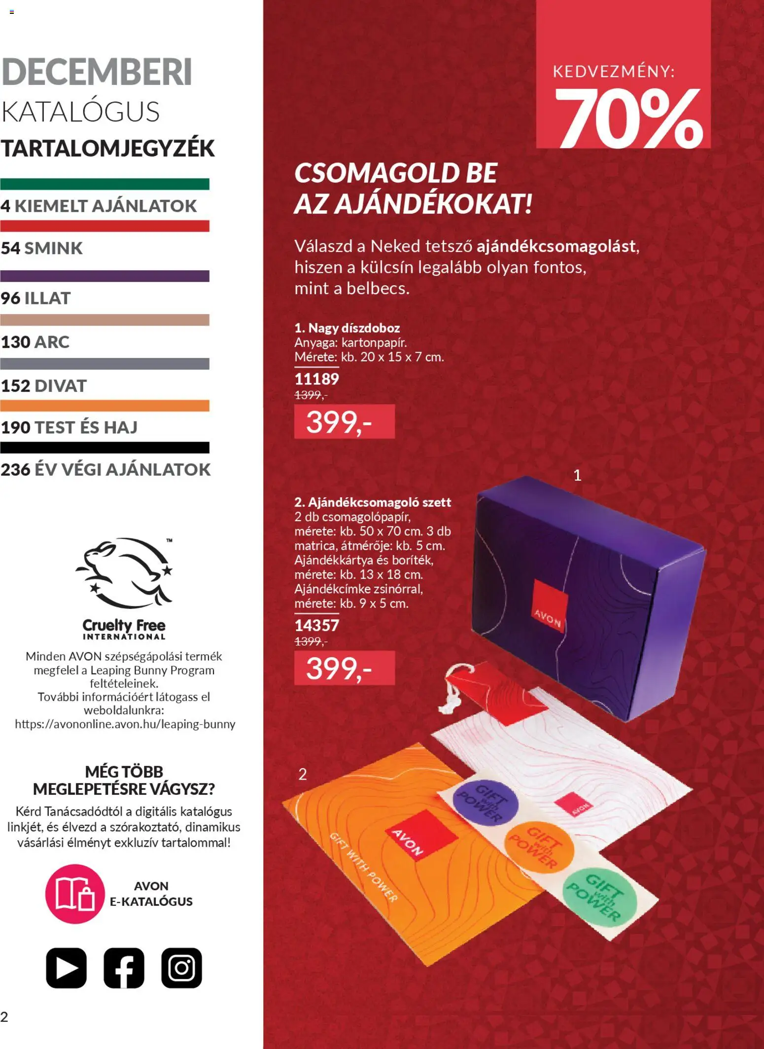 Avon akciós ujság - amely érvényes a következő dátumtól: 01.12.2025 | Oldal: 4