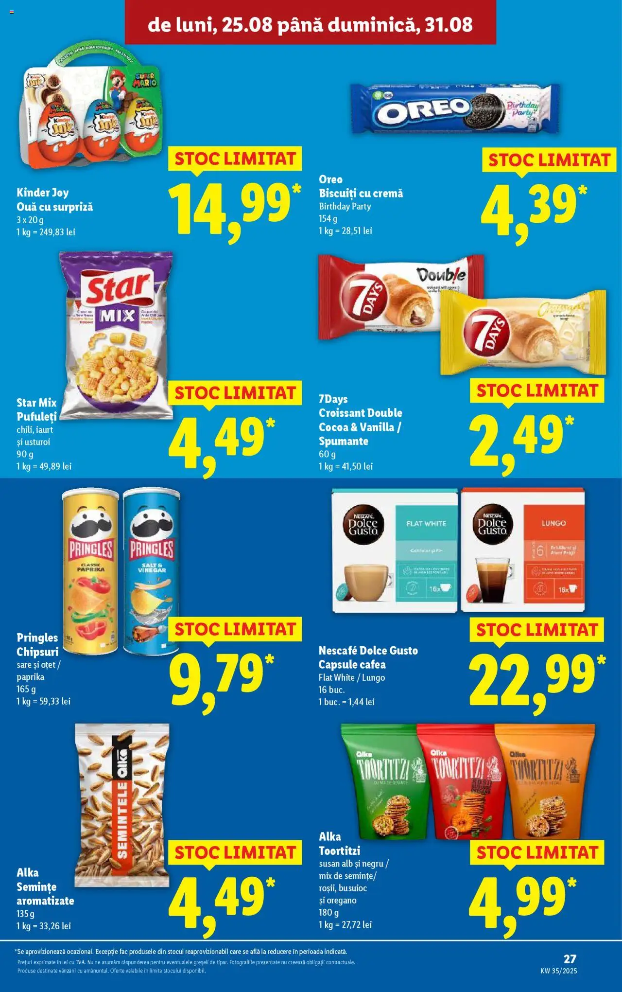 Catalog Lidl – valabil de la 25.08.2025 | Pagină: 27 | Produse: Semințe, Cremă, Pufuleți, Usturoi